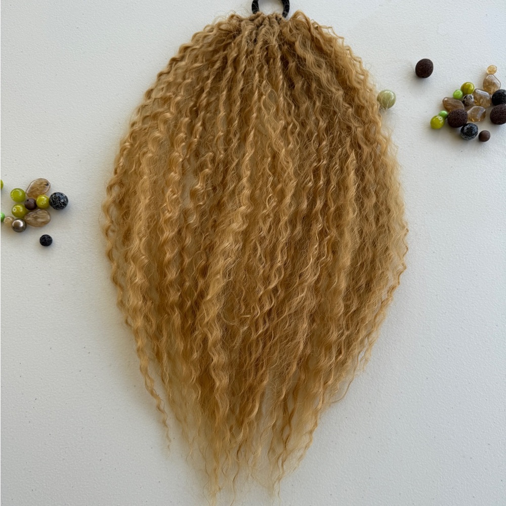 Curly Blonde Hair Extension